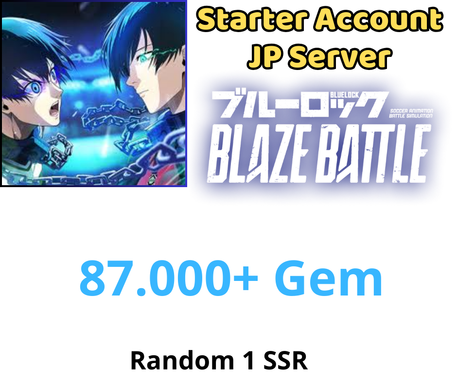 [JP] Blue Lock: Blaze Battle 87.000+ Gem